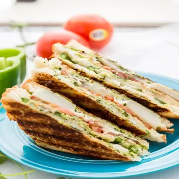 Veg Cheese Sandwich Grilled