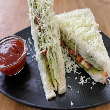 Veg Cheese Sandwich Plain