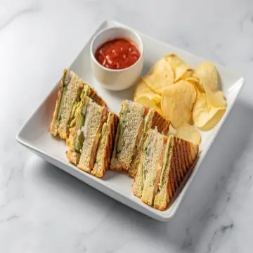 Veg Club Sandwich