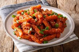 HONEY CHILLI POTATOES
