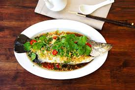 FISH IN GINGER GARLIC SAUCE
