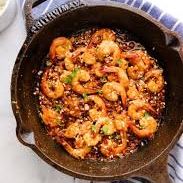 PRAWNS IN HOT GARLIC SAUCE