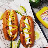 Paneer Hot Dog