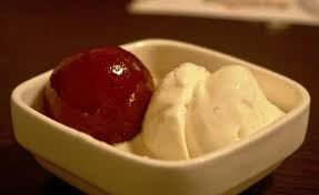 Gulab Jamun With Ice Cream (1 Piece)